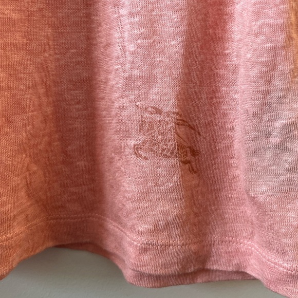 Burberry Brit Linen Knit V-Neck Tee - Picture 6 of 15